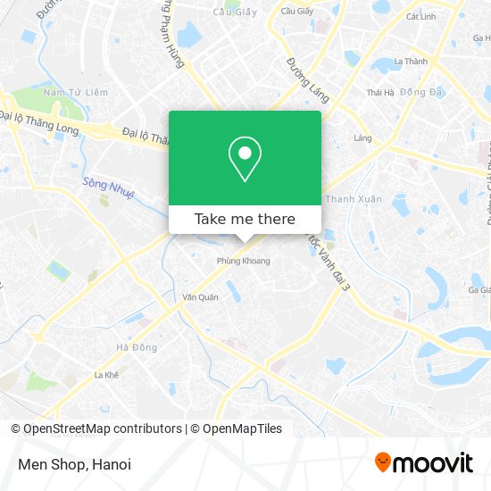 Men Shop map