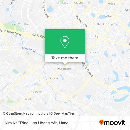 Kim Khí Tổng Hợp Hòang Yến map