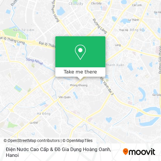 Điện Nước Cao Cấp & Đồ Gia Dụng Hoàng Oanh map