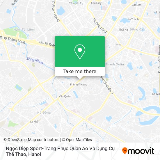 Ngọc Diệp Sport-Trang Phục Quần Áo Và Dụng Cụ Thể Thao map