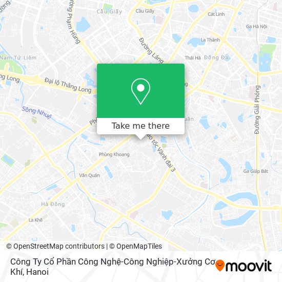 Công Ty Cổ Phần Công Nghệ-Công Nghiệp-Xưởng Cơ Khí map