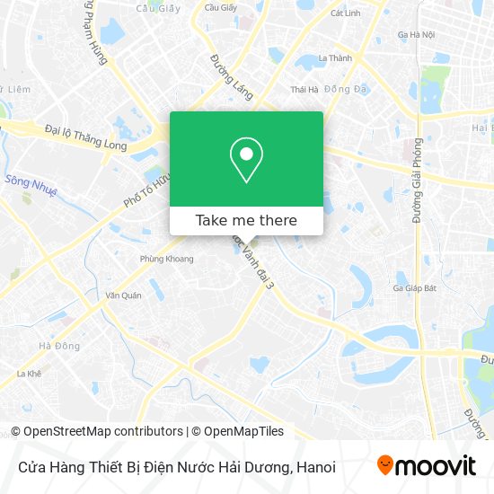 Cửa Hàng Thiết Bị Điện Nước Hải Dương map