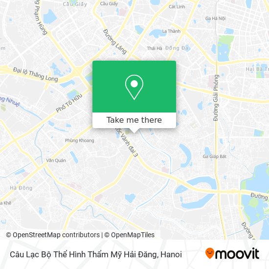 Câu Lạc Bộ Thể Hình Thẩm Mỹ Hải Đăng map