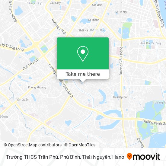 Trường THCS Trần Phú, Phú Bình, Thái Nguyên map
