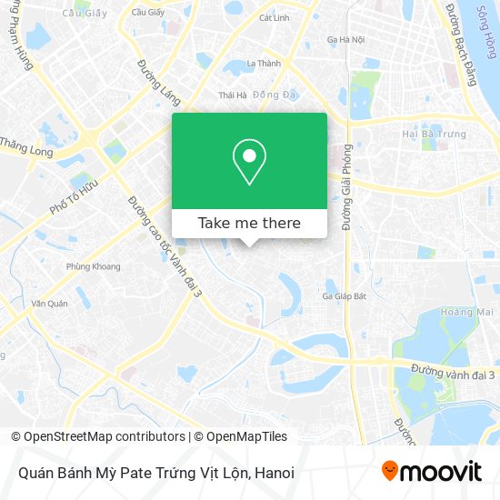 Quán Bánh Mỳ Pate Trứng Vịt Lộn map