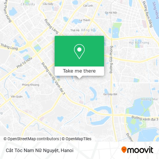 Cắt Tóc Nam Nữ Nguyệt map