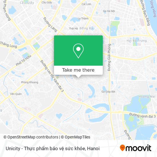 Unicity - Thực phẩm bảo vệ sức khỏe map