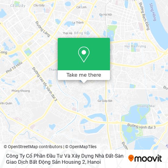 Công Ty Cổ Phần Đầu Tư Và Xây Dựng Nhà Đất-Sàn Giao Dịch Bất Động Sản Housing 2 map