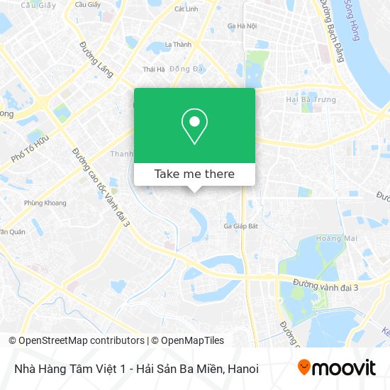Nhà Hàng Tâm Việt 1 - Hải Sản Ba Miền map