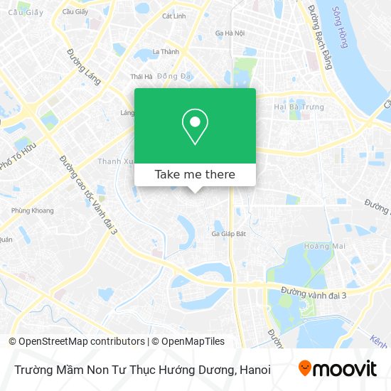 Trường Mầm Non Tư Thục Hướng Dương map