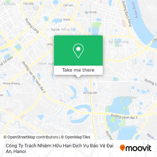 Công Ty Trách Nhiệm Hữu Hạn Dịch Vụ Bảo Vệ Đại An map