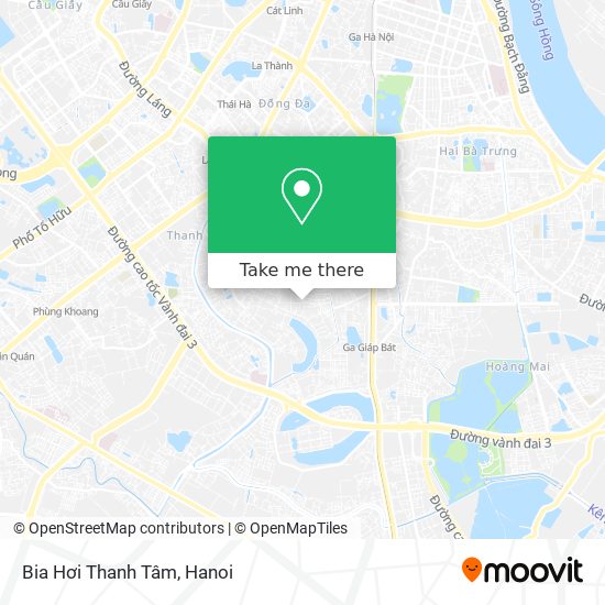 Bia Hơi Thanh Tâm map