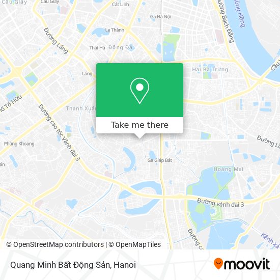 Quang Minh Bất Động Sản map