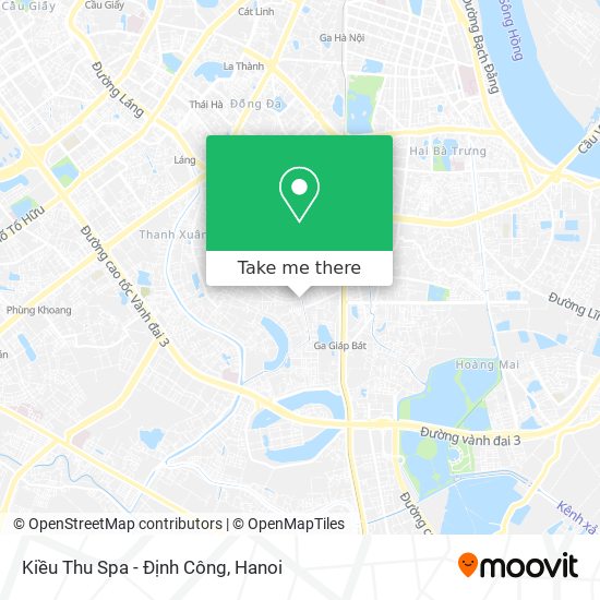 Kiều Thu Spa - Định Công map