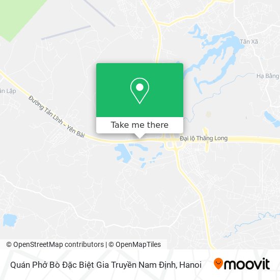Quán Phở Bò Đặc Biệt Gia Truyền Nam Định map