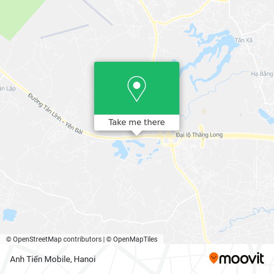 Anh Tiến Mobile map