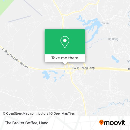 The Broker Coffee map