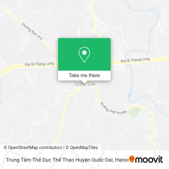 Trung Tâm Thể Dục Thể Thao Huyện Quốc Oai map