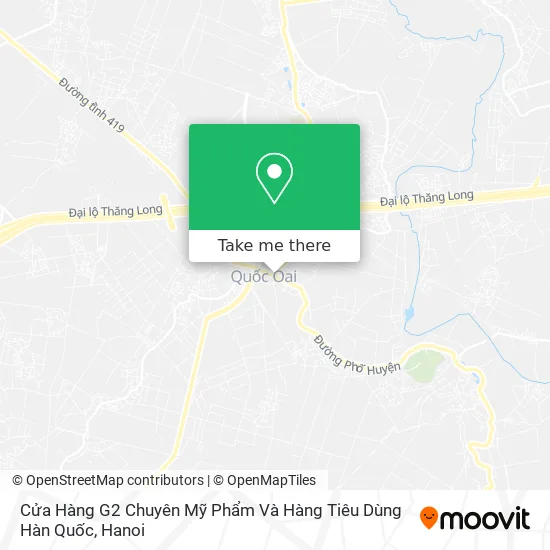 Cửa Hàng G2 Chuyên Mỹ Phẩm Và Hàng Tiêu Dùng Hàn Quốc map