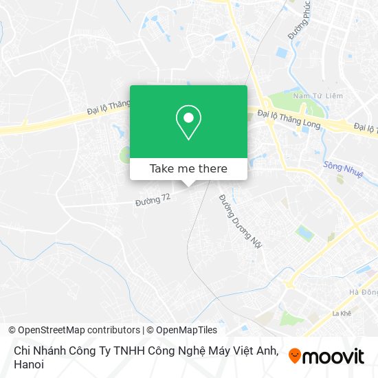 Chi Nhánh Công Ty TNHH Công Nghệ Máy Việt Anh map