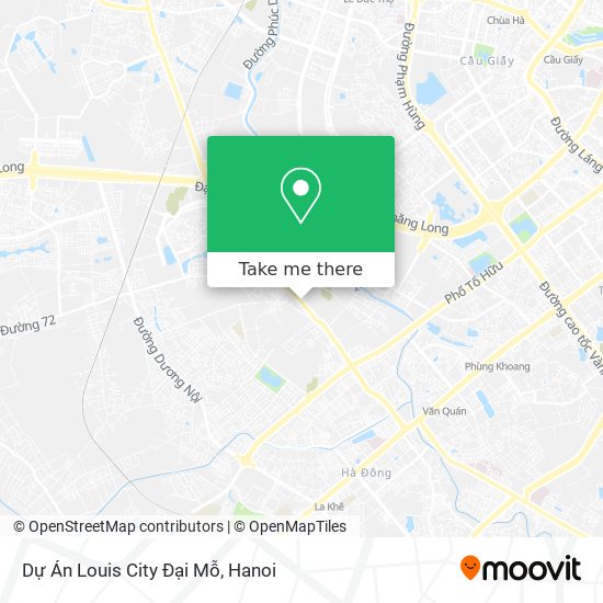 Dự Án Louis City Đại Mỗ map