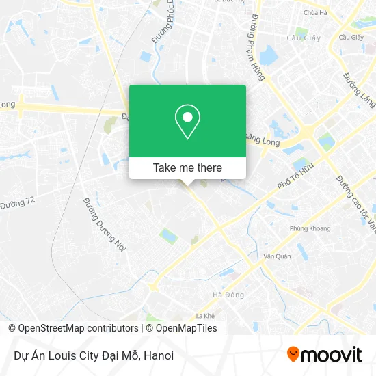 Dự Án Louis City Đại Mỗ map