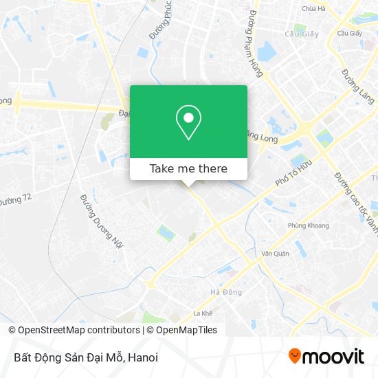 Bất Động Sản Đại Mỗ map