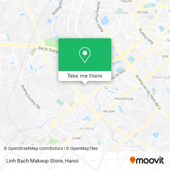 Linh Bạch Makeup Store map