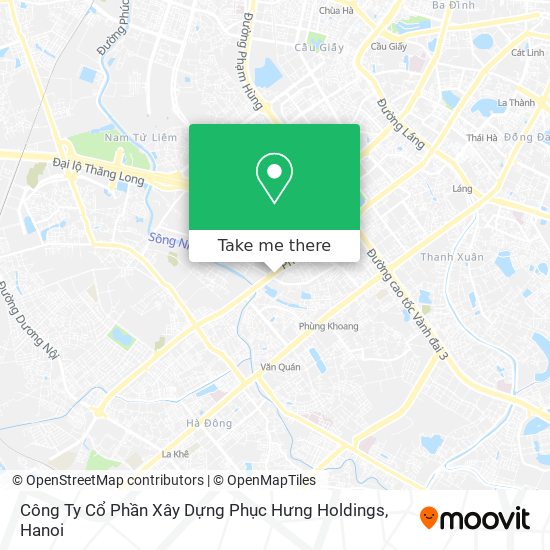 Công Ty Cổ Phần Xây Dựng Phục Hưng Holdings map