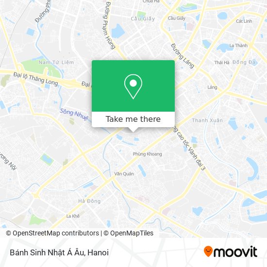 Bánh Sinh Nhật Á Âu map