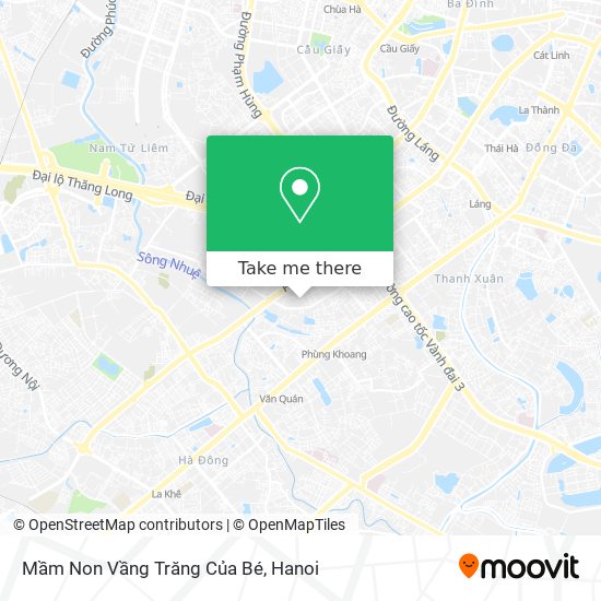 Mầm Non Vầng Trăng Của Bé map