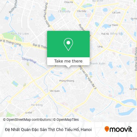 Đệ Nhất Quán Đặc Sản Thịt Chó Tiểu Hổ map