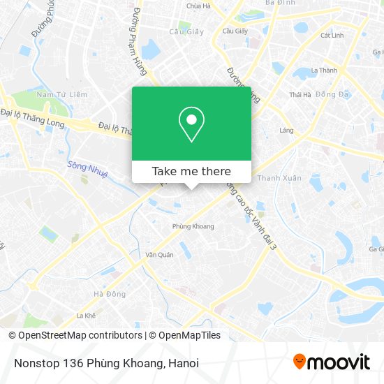 Nonstop 136 Phùng Khoang map