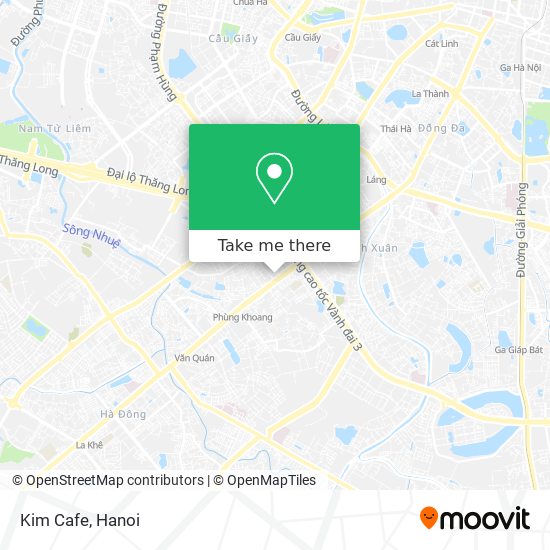 Kim Cafe map