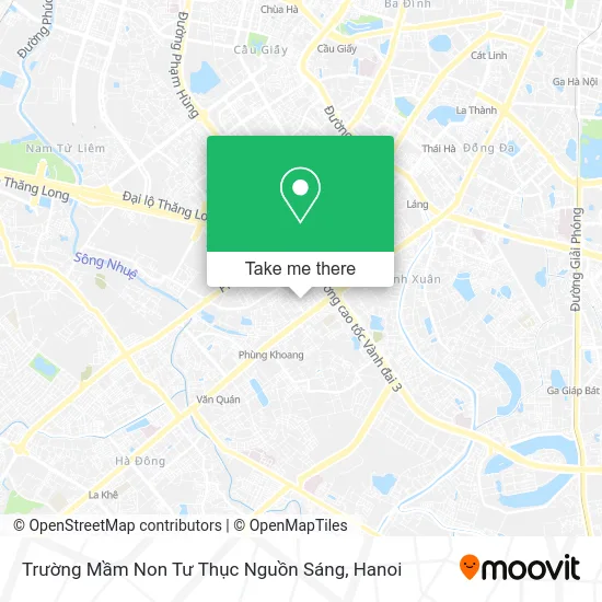 Trường Mầm Non Tư Thục Nguồn Sáng map