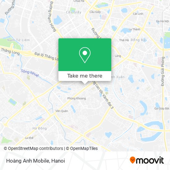 Hoàng Anh Mobile map