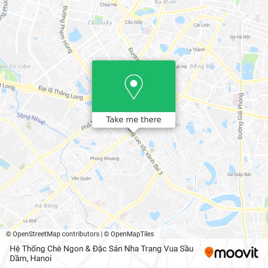 Hệ Thống Chè Ngon & Đặc Sản Nha Trang Vua Sầu Dầm map