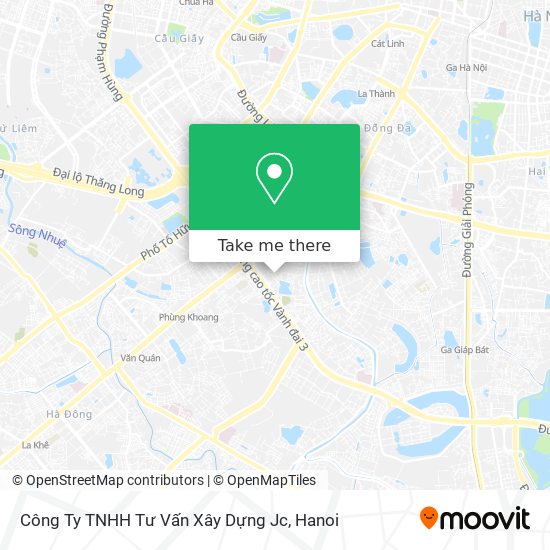 Công Ty TNHH Tư Vấn Xây Dựng Jc map