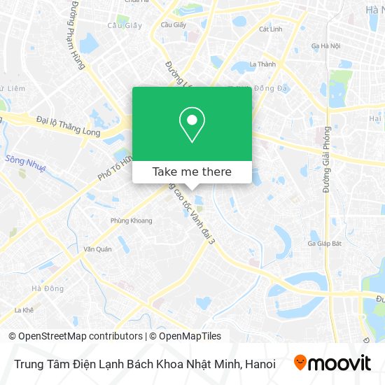 Trung Tâm Điện Lạnh Bách Khoa Nhật Minh map