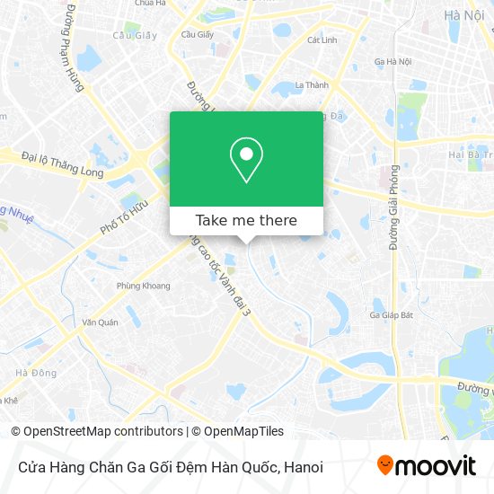 Cửa Hàng Chăn Ga Gối Đệm Hàn Quốc map