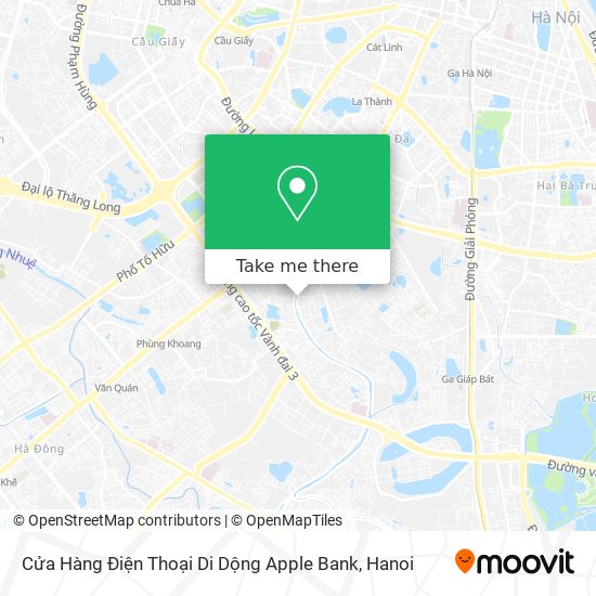 Cửa Hàng Điện Thoại Di Dộng Apple Bank map