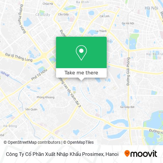 Công Ty Cổ Phần Xuất Nhập Khẩu Prosimex map