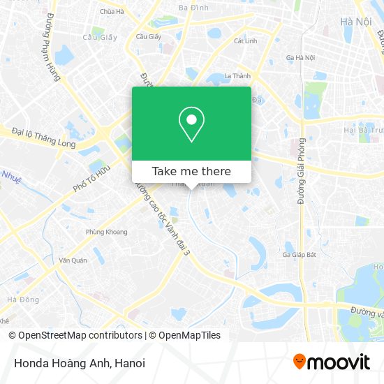 Honda Hoàng Anh map