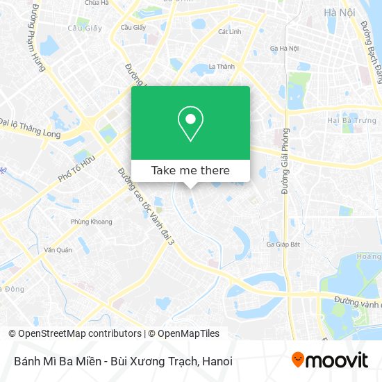 Bánh Mì Ba Miền - Bùi Xương Trạch map