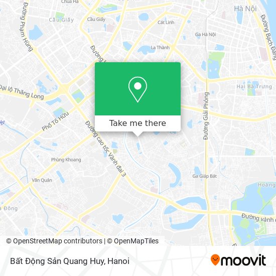 Bất Động Sản Quang Huy map