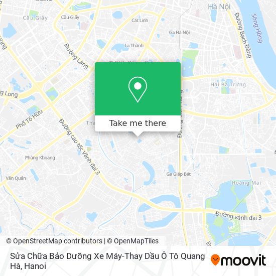 Sửa Chữa Bảo Dưỡng Xe Máy-Thay Dầu Ô Tô Quang Hà map