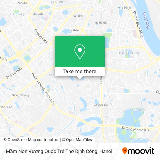 Mầm Non Vương Quốc Trẻ Thơ Định Công map