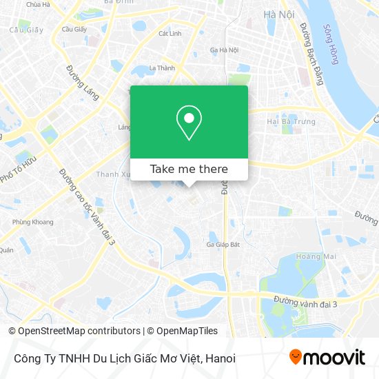 Công Ty TNHH Du Lịch Giấc Mơ Việt map