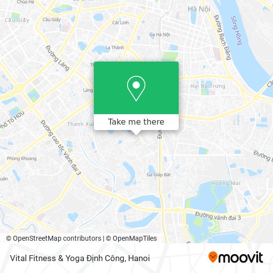 Vital Fitness & Yoga Định Công map