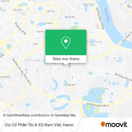 Cty Cổ Phần Tbị & XD Nam Việt map